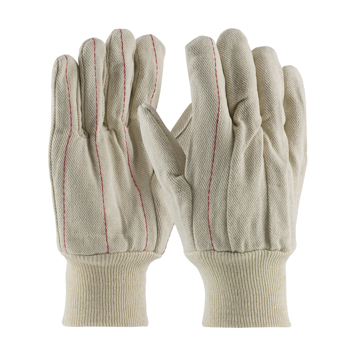 CANVAS DOUBLE PALM 18OZ NAP-IN KNITWRIST - Canvas Gloves